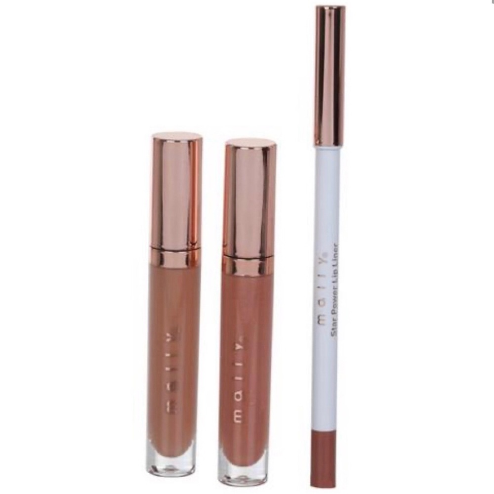 Mally star power brightening nude lip kit NWT